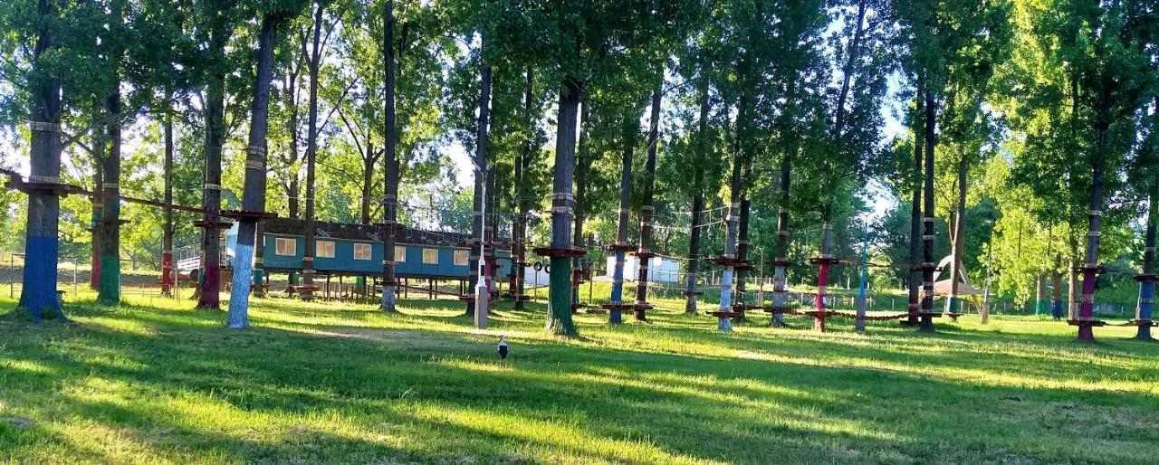 Отель Tisza Camping & Kalandpark Tokaj Rakamaz Экстерьер фото